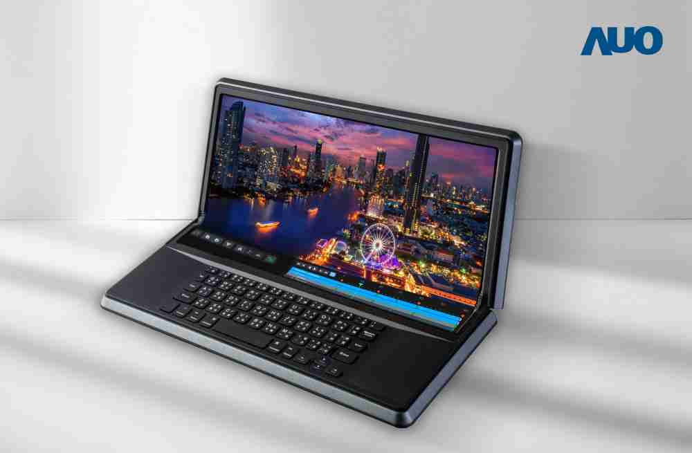 尊龙z614.6吋Micro LED折迭显示屏幕，，，搭配半径4mm的弯折绞炼，，，以及高画素、、、高亮度、、、、高对比度的显示技术特点，，即便在大视角下仍保有绝佳色相与亮度